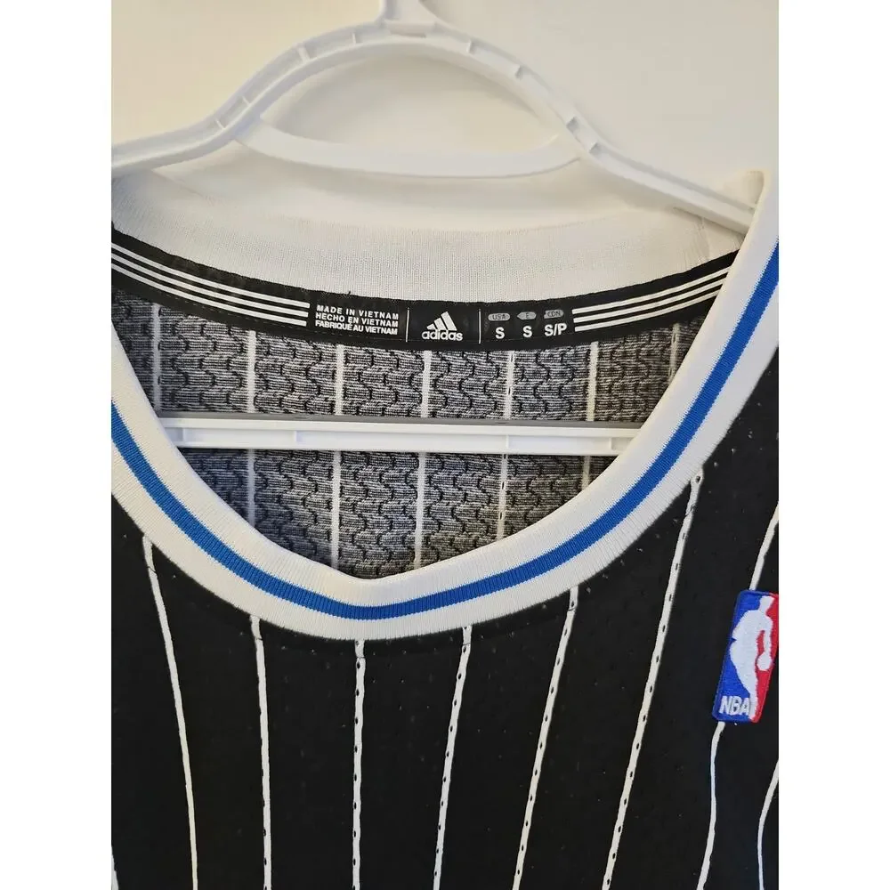 NBA Adidas HWC Orlando Magic Penny Hardaway Jersey #1 Men Size Small Pinstripes